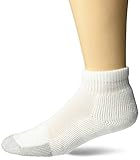 Thorlos Unisex TMX Tennis Thick Padded Ankle Sock, White, XLarge