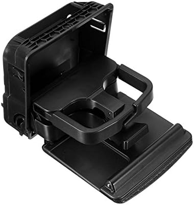 Iycorish 2018 Black Central Armrest Rear Cup Holder For Jetta 5 Golf GTI 5 6 Rabbit