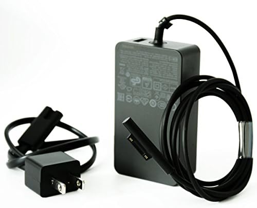 Windpnn 65W 15V 4A Charger Adapter for Surface Book Model 1706 Tablet Power Supply Jack 6Ft Power Cord w/ USB Port