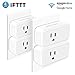 OMOTON Mini Wifi Smart Plug compatible with Amazon Alexa,Google Home, IFTTT, 15A Wireless Socket Outlet Remotely Controls your Devices from anywhere,No Hub Required(Android/IOS) (4 pack)
