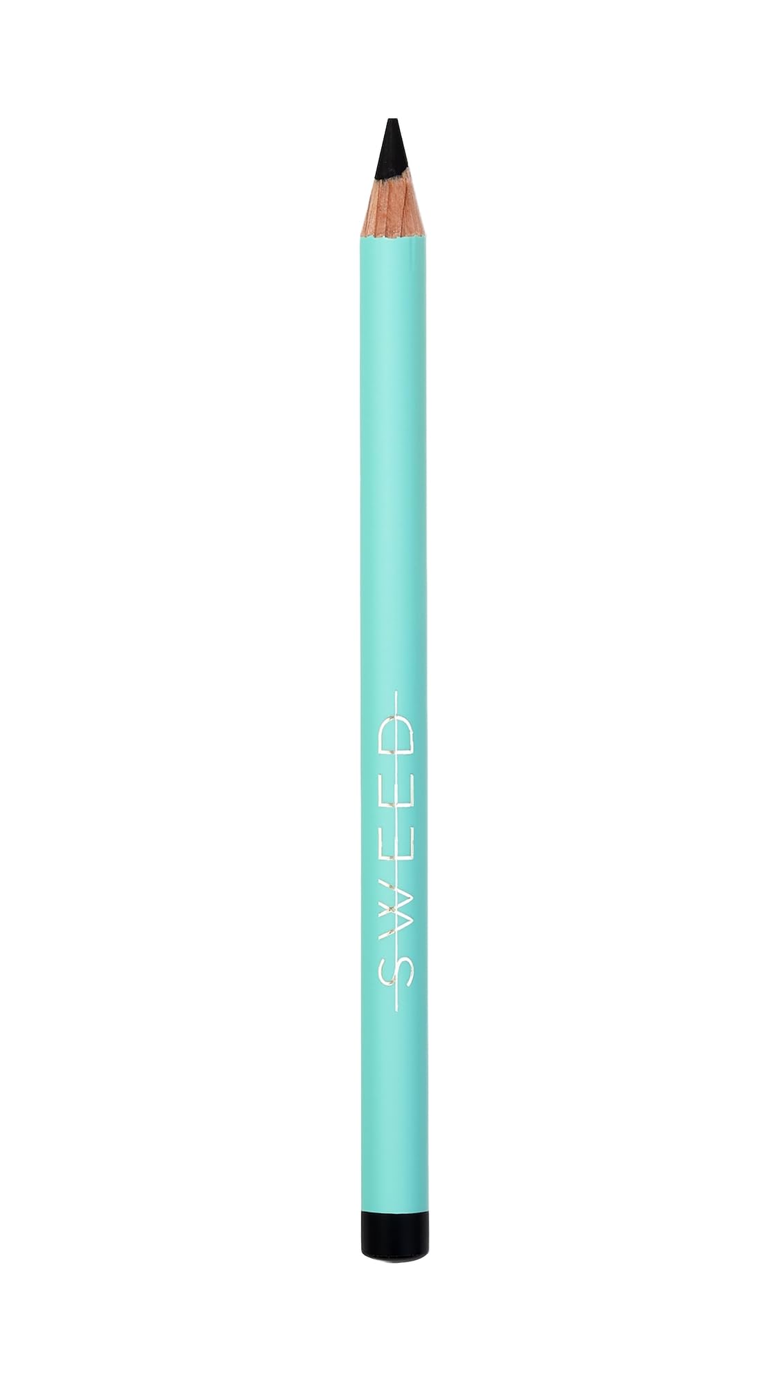 Sweed Satin Kohl Ultra Creamy Black Eyeliner - Waterproof and Long Wearing Eye Pencil with Intense Colour