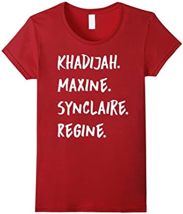 Womens Khadijah Maxine Synclaire Regine Shirt Medium Cranberry
