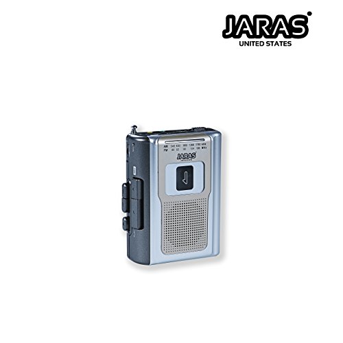 Jaras-Limited-Edition-Portable-AMFM-Radio-Personal-Cassette-Player-Compact-Lightweight-Design-Stereo-AMFM-Radio-Cassette-PlayerRecorder-Built-in-Speakers