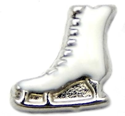 Cherityne Ice Skating Shoe Floating Charm for Locket Pendants