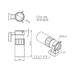 ZWO 30mm f/4 Mini Guide Scope for ASI Cameras # 30120