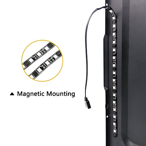 RGB LED Strip Lights for PC Computer case 2pcs 12inches LED