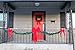 Rocky Mountain Goods Extra Large Red Christmas Bow (Pack of 3) - 35” by 18” - Looped Waterproof Velvet - Outside Bow - for Car, Door, House - Attachment for Hanging