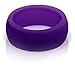 Tera Armor - 5 Ring Pack Women's Silicone Wedding Ring Band - Purple, Pink, B...