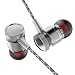 Ectreme Wired Metal in Ear Headphones, Noise Isolating Stereo Bass Earphones with Mic (Gray)
