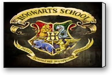 Custom Modern Giclee Canvas Print Wall Art Harry Potter Hogwarts Canvas Print 18 "x 12" Inch Canvas Painting Wall Art Home Office Decor Artwork