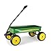 John Deere Farm Toys Heavy Duty Steel Wagon for Kids Aged 3 Years and Up, 28 Inch, Green