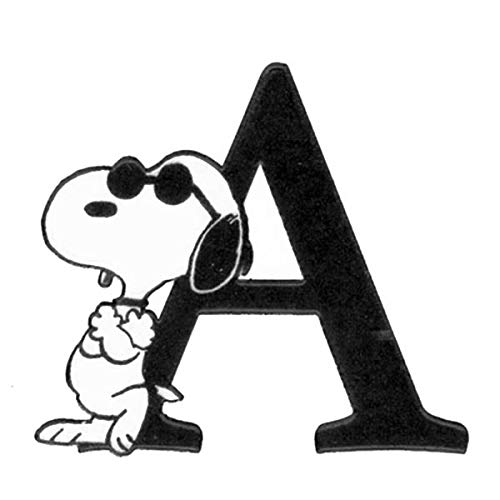 Mua Snoopy Sticker Heat Resistant Waterproof Initial Sticker Alphabet A Peanut Tren Amazon Nhật Chinh Hang 21 Fado