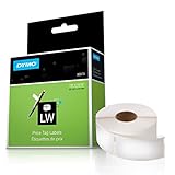 DYMO LW 2-Up Price Tag Labels for LabelWriter Label Printers, White, 15/16'' x 7/8'', 1 Roll of 400