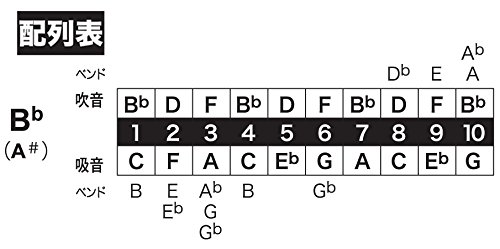 Tombo Major Boy Key of B-flat 10-hole Harmonica