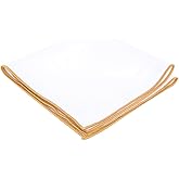 Flairs New York Gentleman's Essentials Weekend Casual White Pocket Square