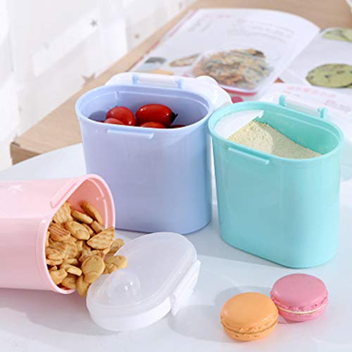 Clearance Sale!UMFun Infant Baby Milk Powder Dispenser Food Container Pot Storage Feeding Box (M, Pink)