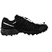Salomon Men's Hiking Shoes, Black Black Black Metallic 000, 10.5 AU