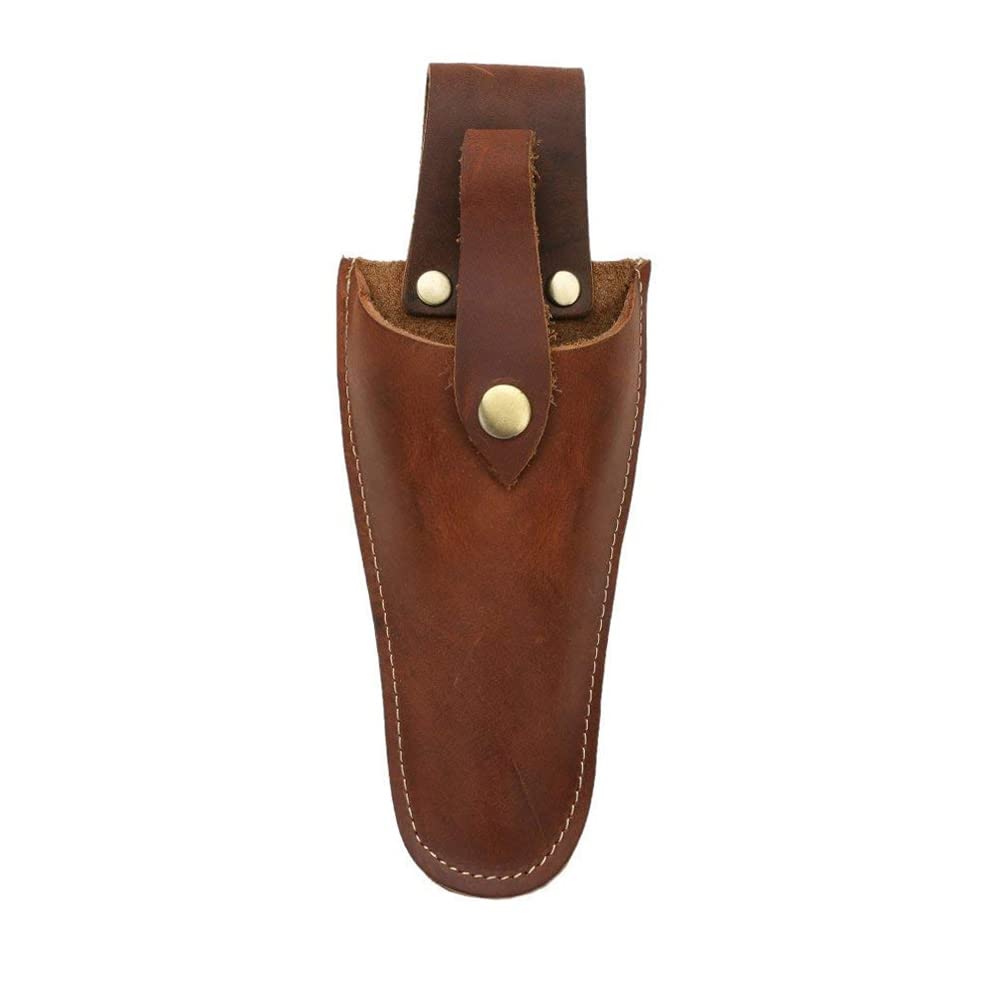 Tool Belt Pouch, Durable Leather Sheath Gardening Tool Holster Case Bag for Garden Pruning Pliers Shears Secateurs Scissors or Knife, Tool Gifts for Men Dad Husband Boyfriend Him 5#