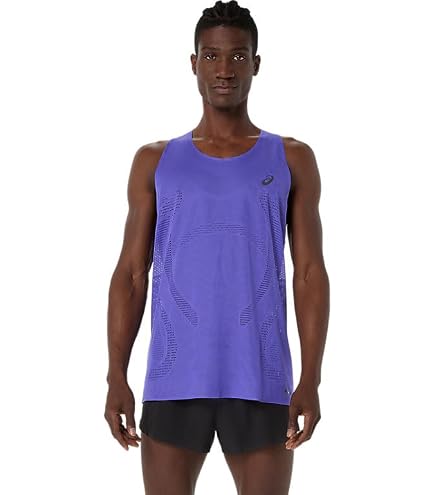 Amazon.com: ASICS Men's Match Short Sleeve TOP Night Energy Tennis