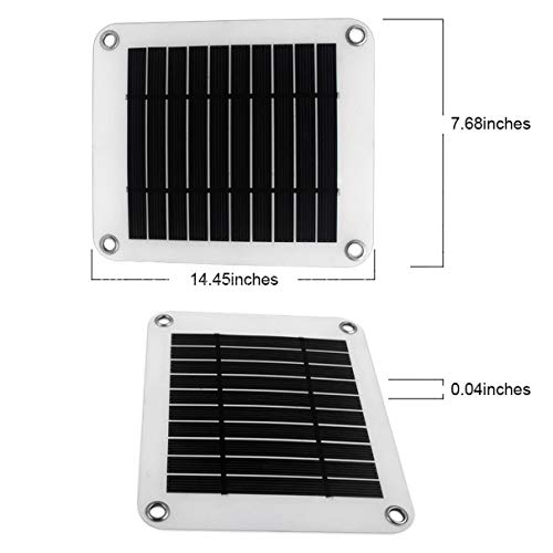 10W 5V Ultra Thin Portable Solar Panel Charger Solar Module with USB Port Outdoor Solar Charging Board for Mobile Phones