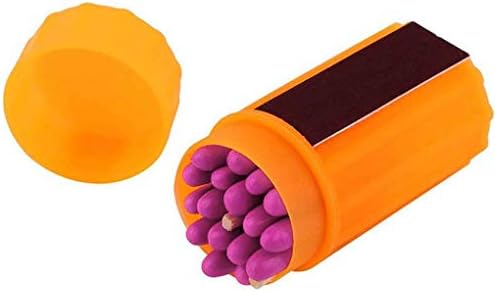 Rekkle Outdoor Stormproof Waterproof Matches Kit Windproof Portable Matches Case Camping Matches