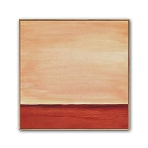 Framed Canvas Wall Art Abatract Color Canvas Prints Home Artwork Decoration for Living Room,Bedroom - 16x16 inches
