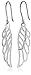 Amazon Essentials Sterling Silver Angel Wing Drop Earrings, (previously Amazon Collection)
