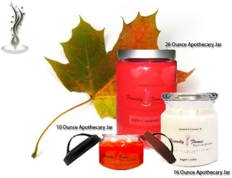 Friendly Fumes (Apothecary Collection) Soy Apothecary Jar Candle Ylang Ylang Mimosa Wild-Strawberry 26 Oz