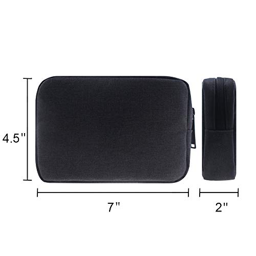 Electronic Accessories Bag,Digital Gadget Organizer Case,Nylon Travel Gear Storage Carrying Sleeve Pouch for Cable,USB,Earphones,Portable Hard Drives,Power Banks,Adapters or Camera Accessories - Thumbnail 2