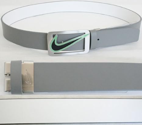 Amazon Co Jp ナイキ Nike Usaモデル Swoosh エナメル バックル ベルト スポーツ アウトドア