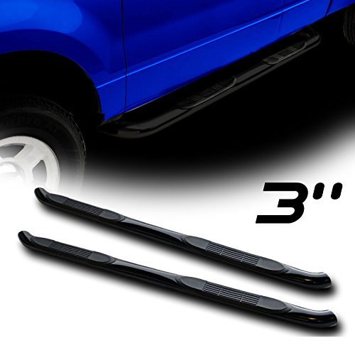 VXMOTOR for 20082012 Jeep Liberty KK 3" Black Blk Tube