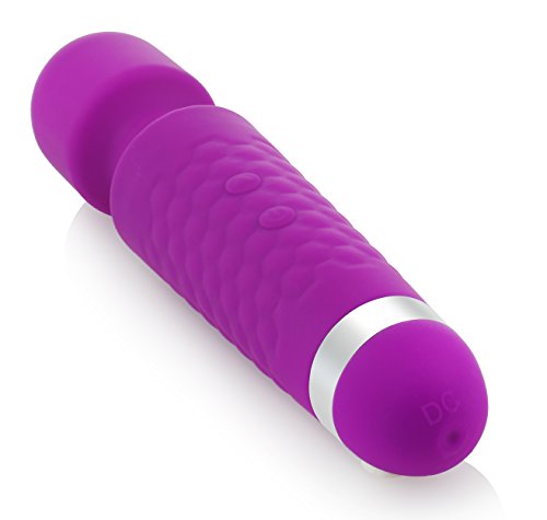 LoveI Silicone USB Rechargeable 12 Speed Vibrating Personal Massager (Purple)