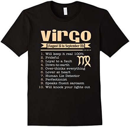 Men's Virgo Thing T-shirt Medium Black