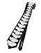 TOOLOUD Spine Neck Tie AOP, Bone Print Necktie, Gift for Doctors Chiropractors