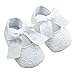WXBUY Infant Girls Cotton Ribbon Bowknot Soft Bottom Flower Prewalker