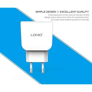 LDNIO AC ADAPTER WITH 2 USB SLOT CHARGERS FOR GPS,TABLET & SMARTPHONES