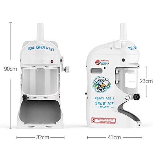 LIU UK Ice Crusher Elektrische Schneemaschine Eiscrusher Schneekegelmaschine Vollautomatische Einstellbare… – Bild 6