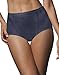 Bali Women's Shapewear Shaping Briefs Light Control 2-Pack, Jet/ Leopard Large