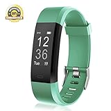 Vigorun Fitness Tracker Heart Rate Monitor Sport Smart Wristband IP67 Waterproof Wearable Activity Tracker with Steps&Calorie Burned and Distance Counter Sleep Monitor Pedometer (green)
