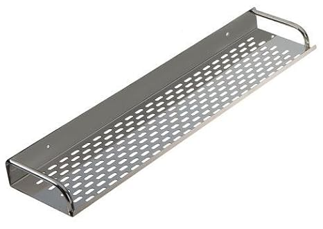 car-tuningsde Edelstahl Küchenregal Gewürzregal Wandregal Regal Edelstahlregal Regalhalter 50 cm