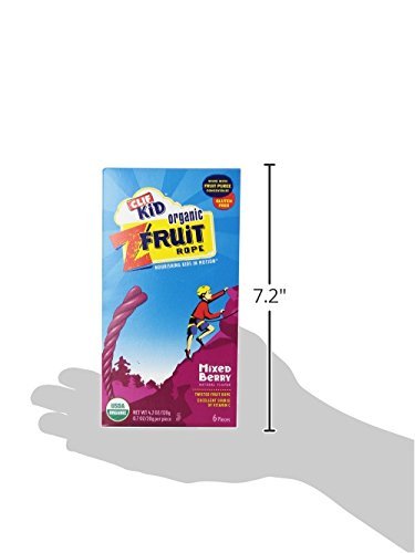Clif Kid Organic ZFruit Fruit Rope 3 Flavor Variety Bundle, 1 each: Strawberry, Grape, Mixed Berry (4.23 Ounces)