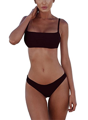 PRETTYGARDEN 2018 Sexy Push up Padded Brazilian Bikini Set Swimwear Swimsuit Beach Suit Bathing Suits
