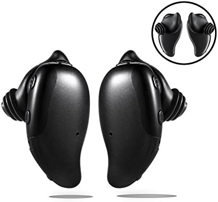 Jayspree Wireless Headphones 4.1 True Wireless in Ear Earbuds with Mic Sport Stereo Headset Noise Cancelling Sweatproof Earphones for Cellphones on Sports and Driving.(Black)