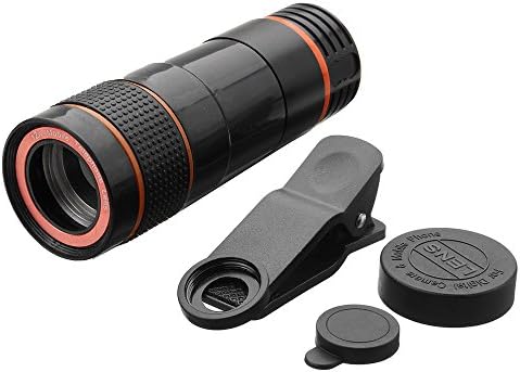 Universal HD 12x Optical Zoom Camera Telescope Lens With Clip Mobile Phone External Camera Lens