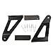 Topcarlight Jeep XJ Cherokee 50 inch For curved LED light bar mounting brackets