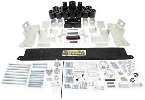 Performance Accessories, Chevy/GMC Silverado/Sierra 2500HD/3500HD Gas 2WD and 4WD 3" Body Lift Kit, fits 2003 to 2005, PA10093, Made in America