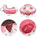Alpacasso Infant Safe Sitting Chair, Comfortable Infant Soft Plush Floor Support Seat, Baby Learning to Sit Head Protect Chair with Stuffed Animal Toys. (Unicorn)