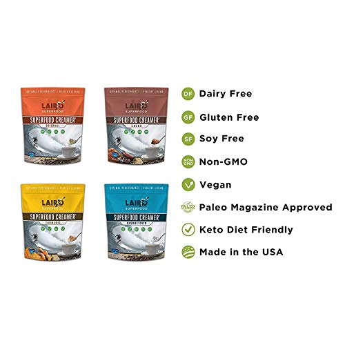 Laird Superfood Coffee Creamer Sampler Pack NonDairy Organic