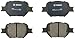 BOSCH BP817 QuietCast Premium Organic Disc Brake Pad Set - Compatible With Select Scion tC; Toyota Celica; FRONT