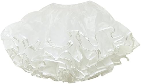 Maggie Tang Vintage Rockabilly Net Petticoat Skirt Tutu with Satin Hem,22" Length